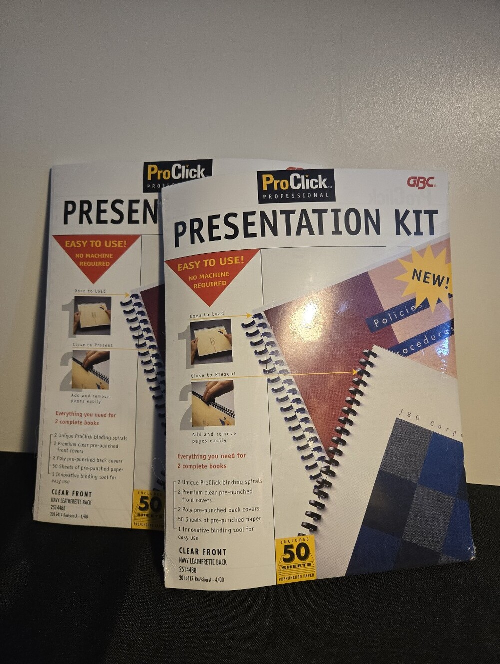ProClick Professional Presentation Kit [set of 2, 4 total books]